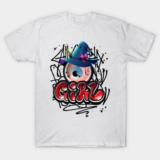 Graffit Monster Eye Girl Family T-Shirt